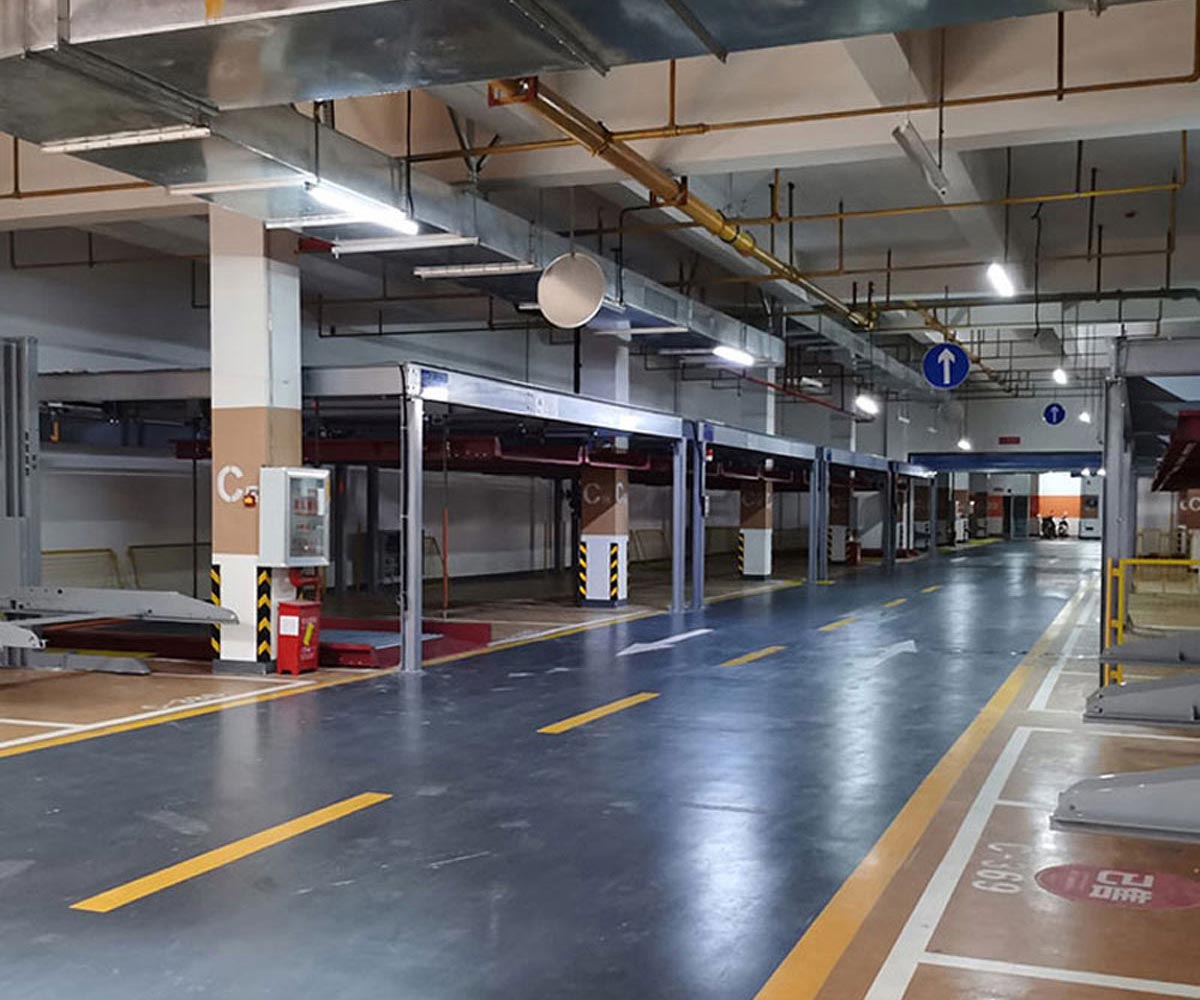 重庆市地下室升降式机械立体停车设备二手