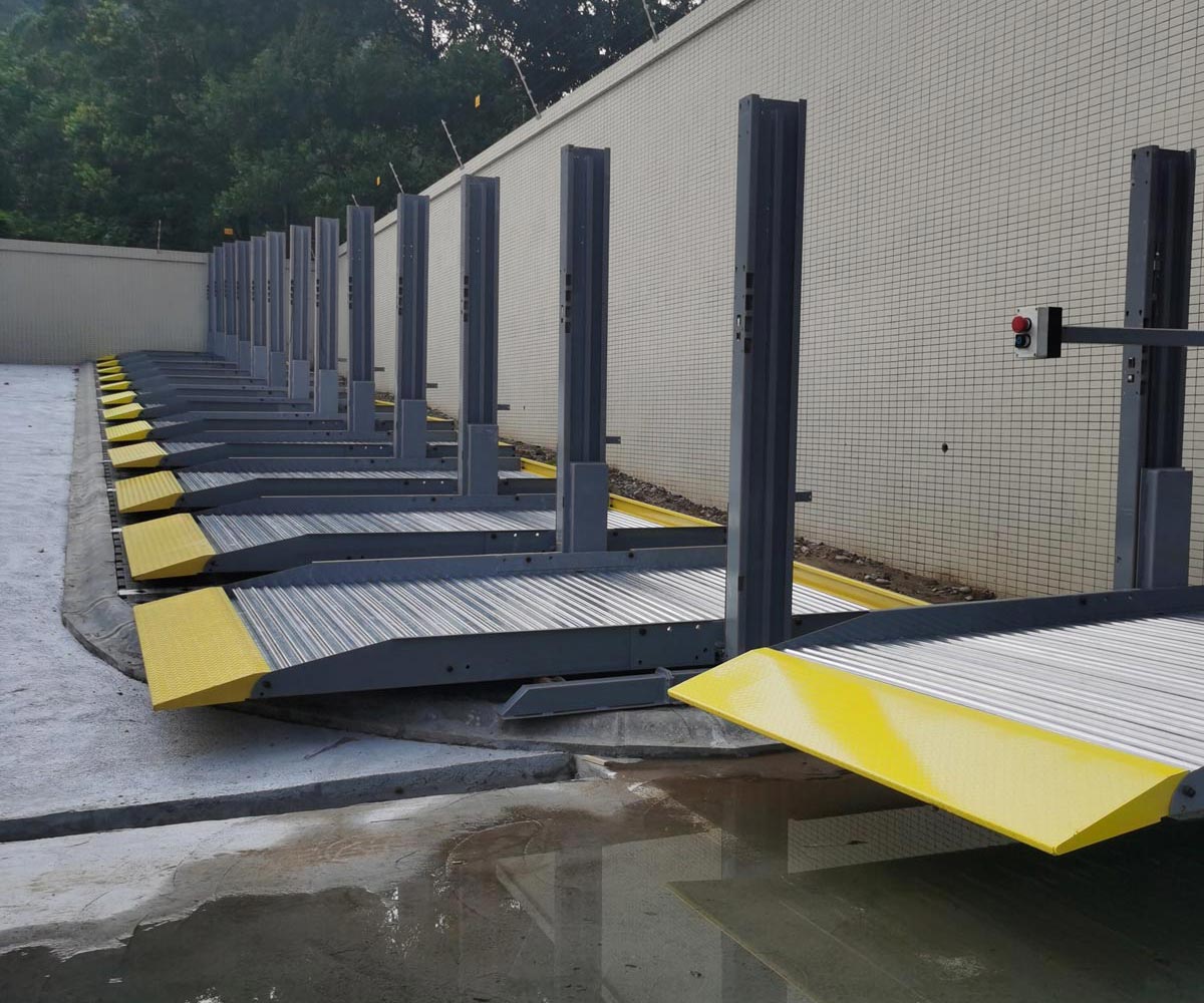 蒲江县上下升降机械式立体停车设备拆除