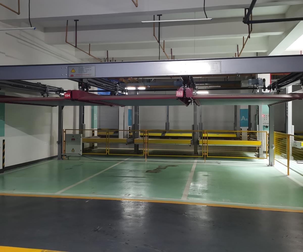三江县地下室四柱简易升降类机械停车设备