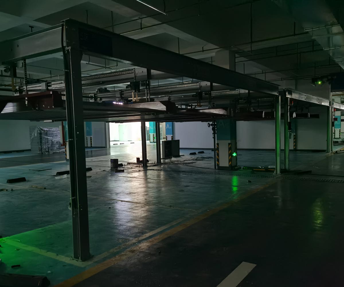 榆中县地下室2层简易升降机械式停车库