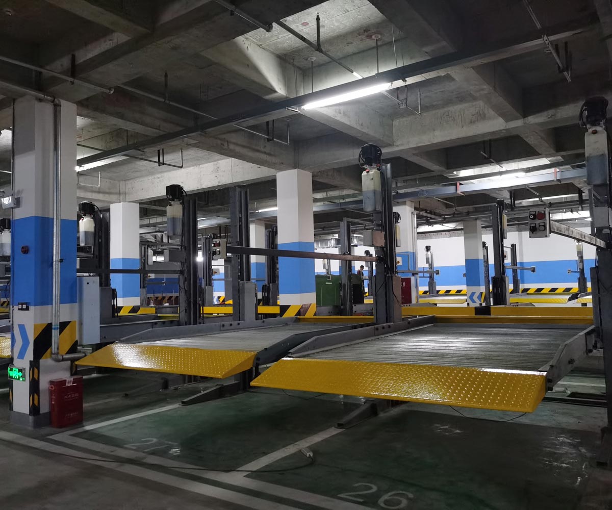 环江县2柱机械停车设备
