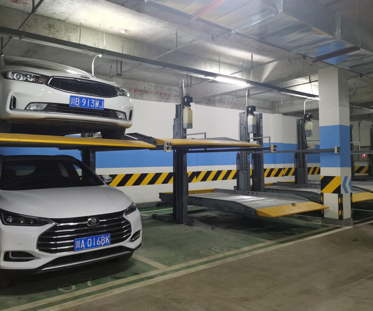 丹棱县小区二层简易类立体停车场设备