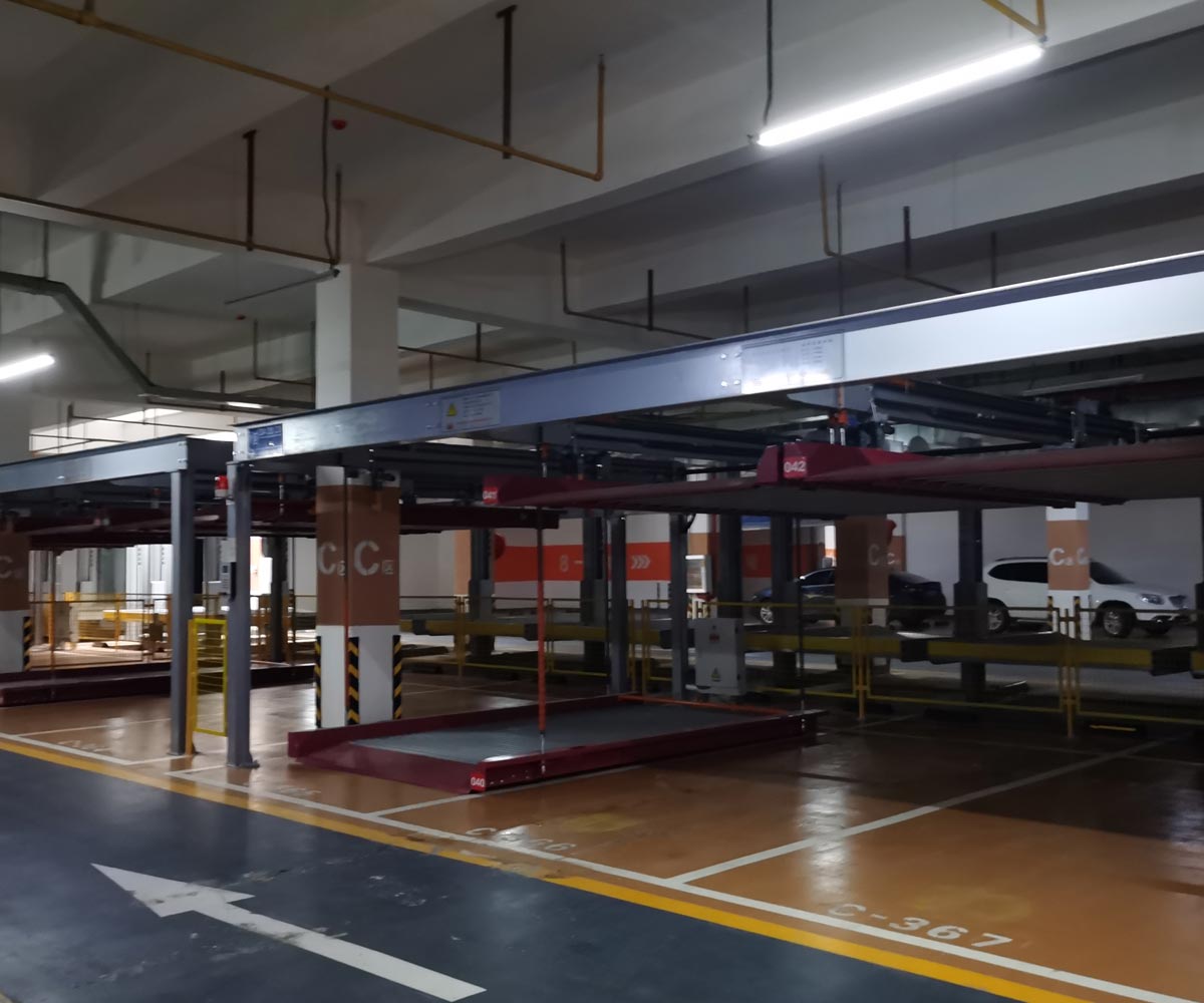 柳北区PJS四柱简易升降机械式停车设备