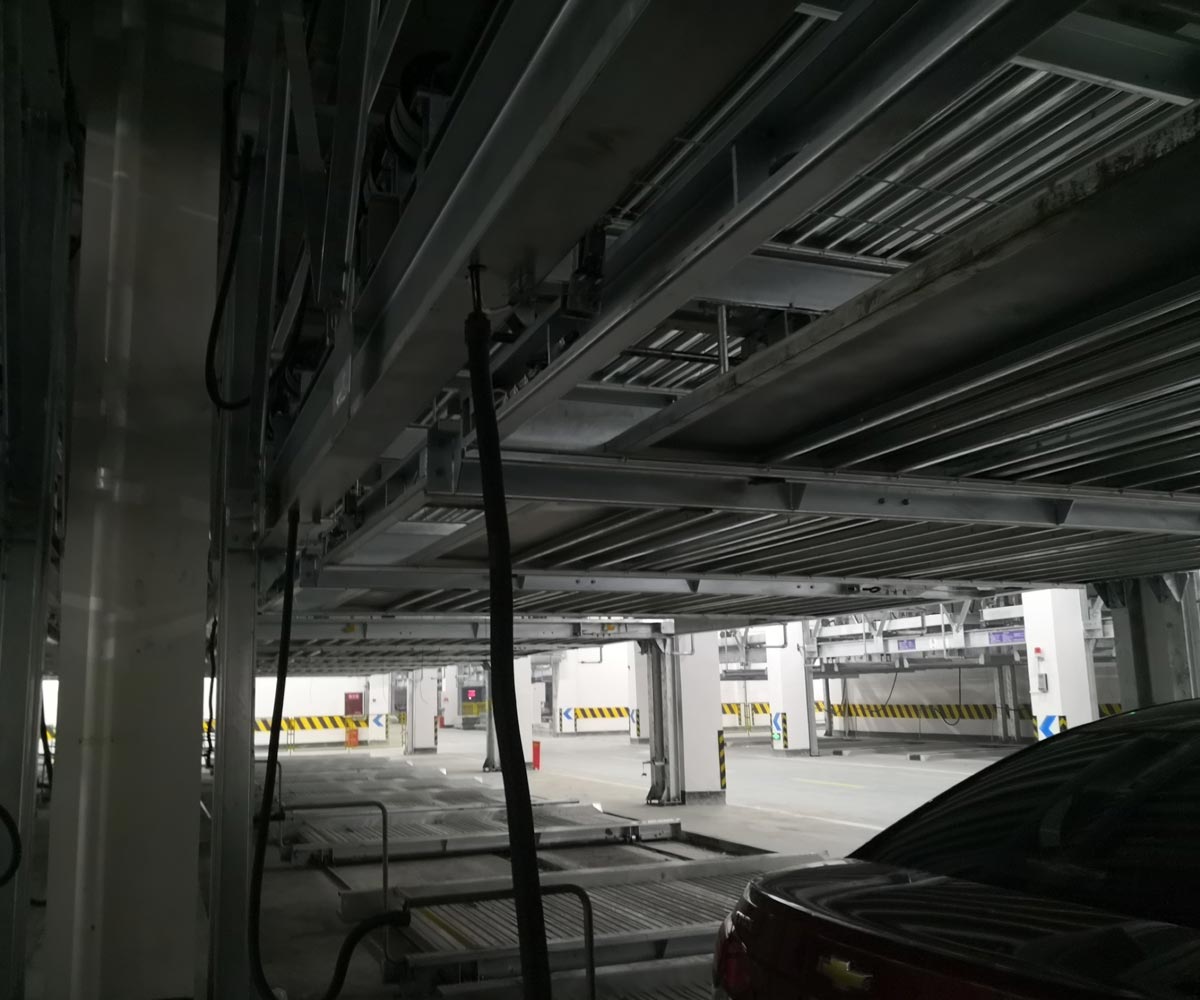 华坪县两层升降横移立体车库停车设备