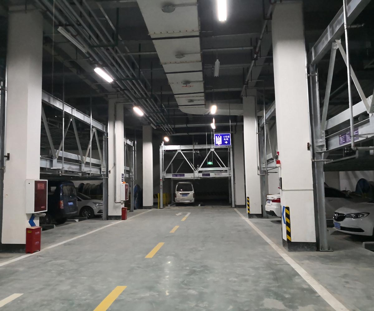 四川省二层升降横移式立体停车设备