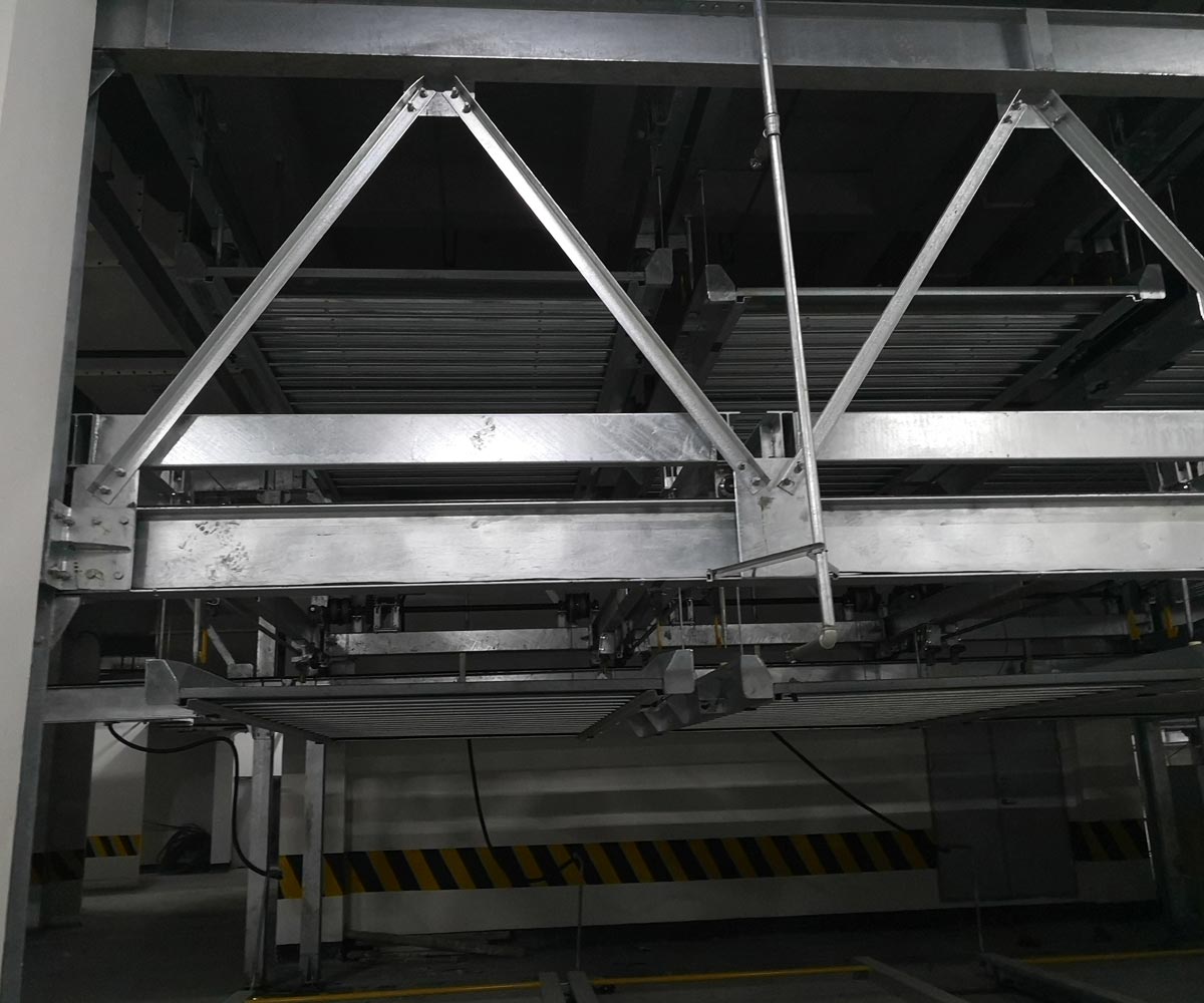 PSH6六层升降横移机械式停车设备