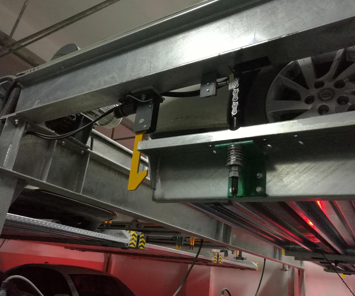 息烽县PSH2重列二层升降横移机械式停车设备